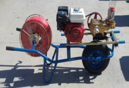 POMP SPERKATJE ME KARROCE ME 1 RROTE ME MOTORR BENZINE MODEL WX168-45C-1