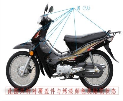 MOTORCIKLETE  INFINITY  YX70