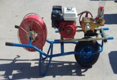 POMP SPERKATJE ME KARROCE ME 1 RROTE  ME MOTORR BENZINE MODEL WX168-22C-1