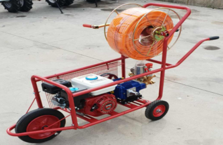 POMP SPERKATJE ME KARROCE ME 3 RROTA ME MOTORR BENZINE MODEL WX168-45C-1